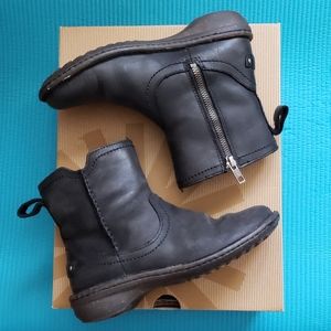 UGG Neevah black leather boots